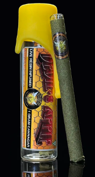 Photograph of product: Cannabee Extracts - 1g Cannagar Preroll - Pineapple Phanta Cookies Hybrid