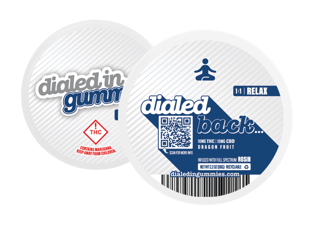 Photograph of product: Dialed In Gummies - CBD:TH-oui 5:1