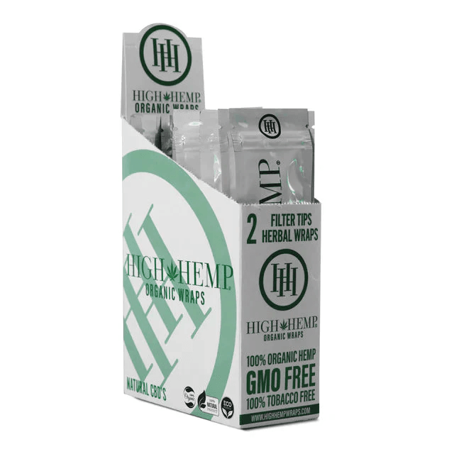 Photograph of product: High Hemp Organic Hemp Wrap Vegan Organic 2pk