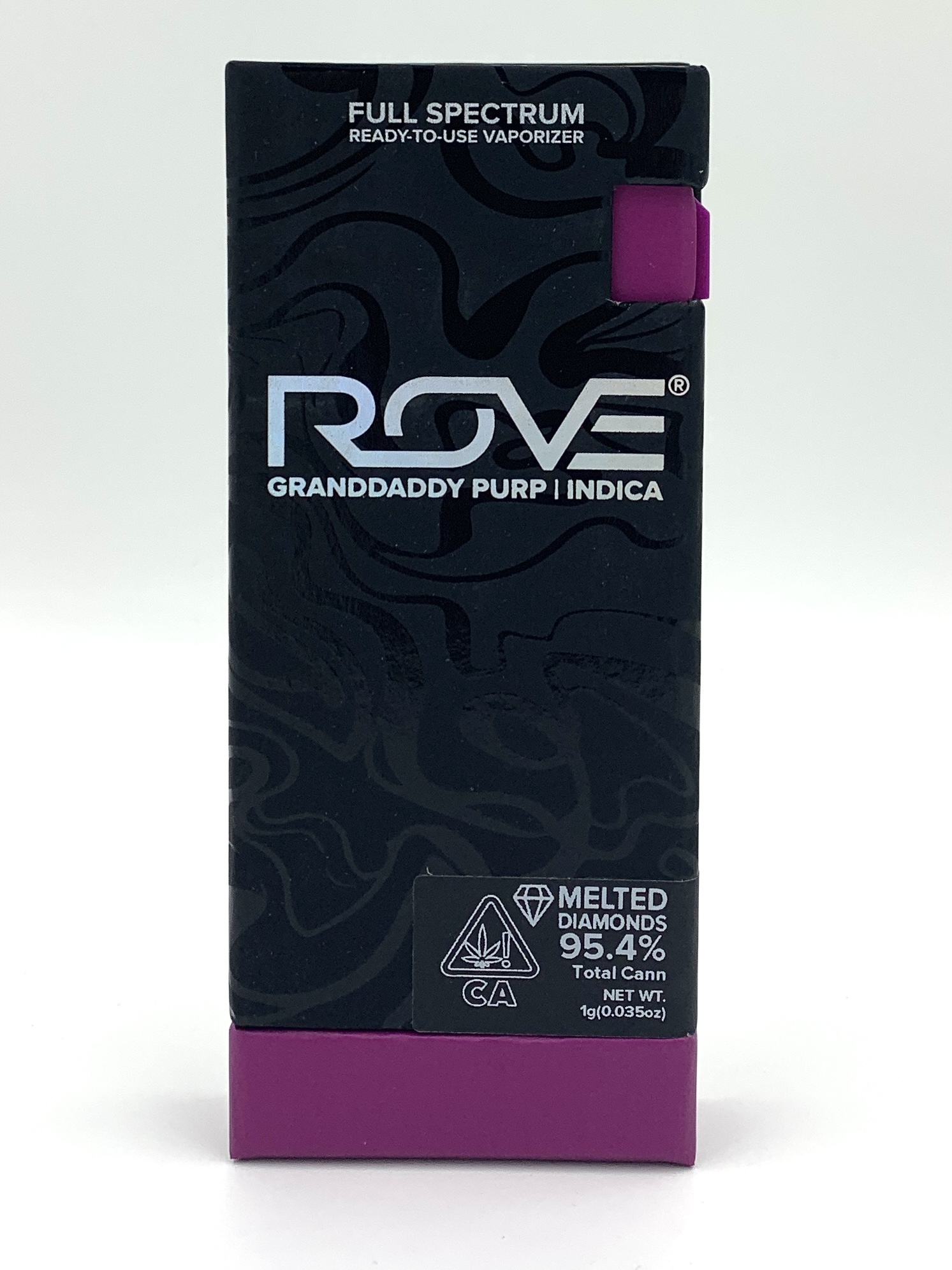 Photograph of product: Granddaddy Purp Melted Diamonds Ready to Use By Rove