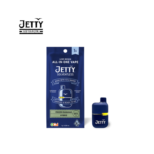 Photograph of product: FROZEN BANANAS 1G SOLVENTLESS ALL IN ONE