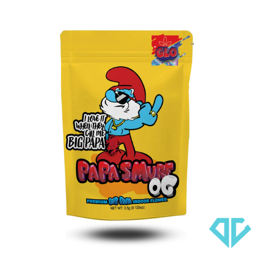 Photograph of product: Glo Farms Papa Smurf OG 3.5g
