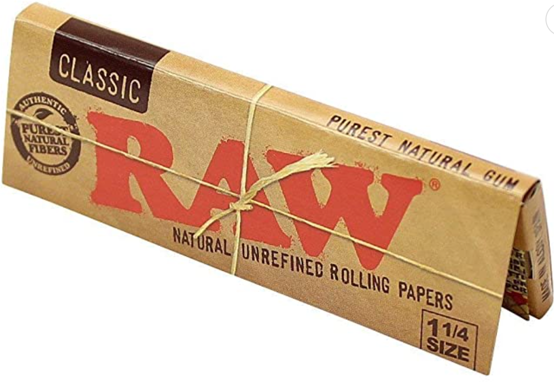 Photograph of product: Raw 1 1/4 Papers-Organic Hemp