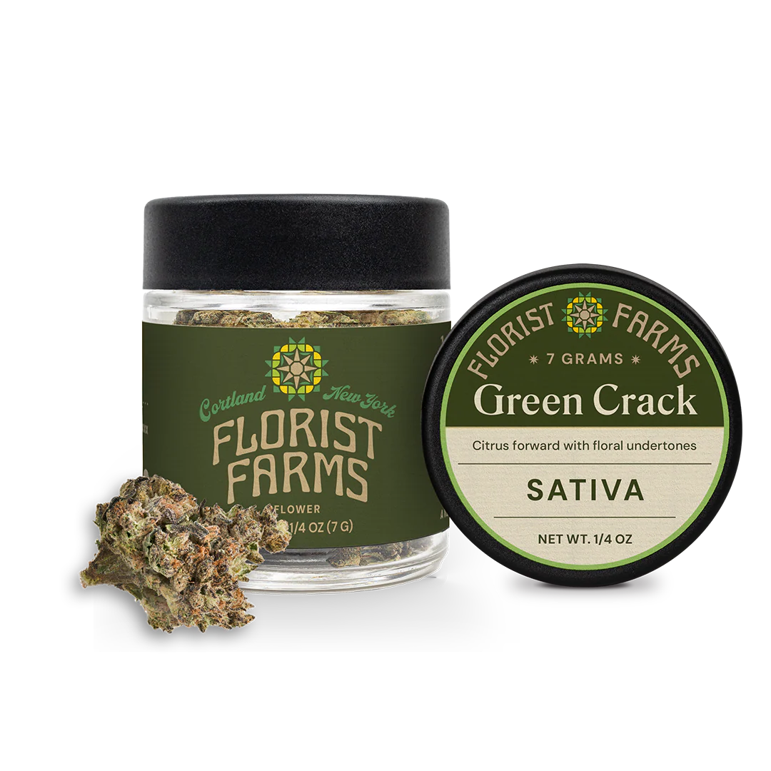 Photograph of product: Florist Farms | Green Crack | Flower | 7g