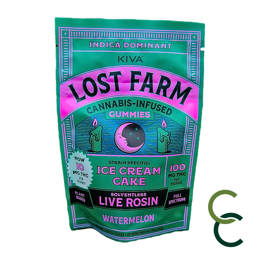 Photograph of product: Watermelon Gummies - Live Rosin - 10pk