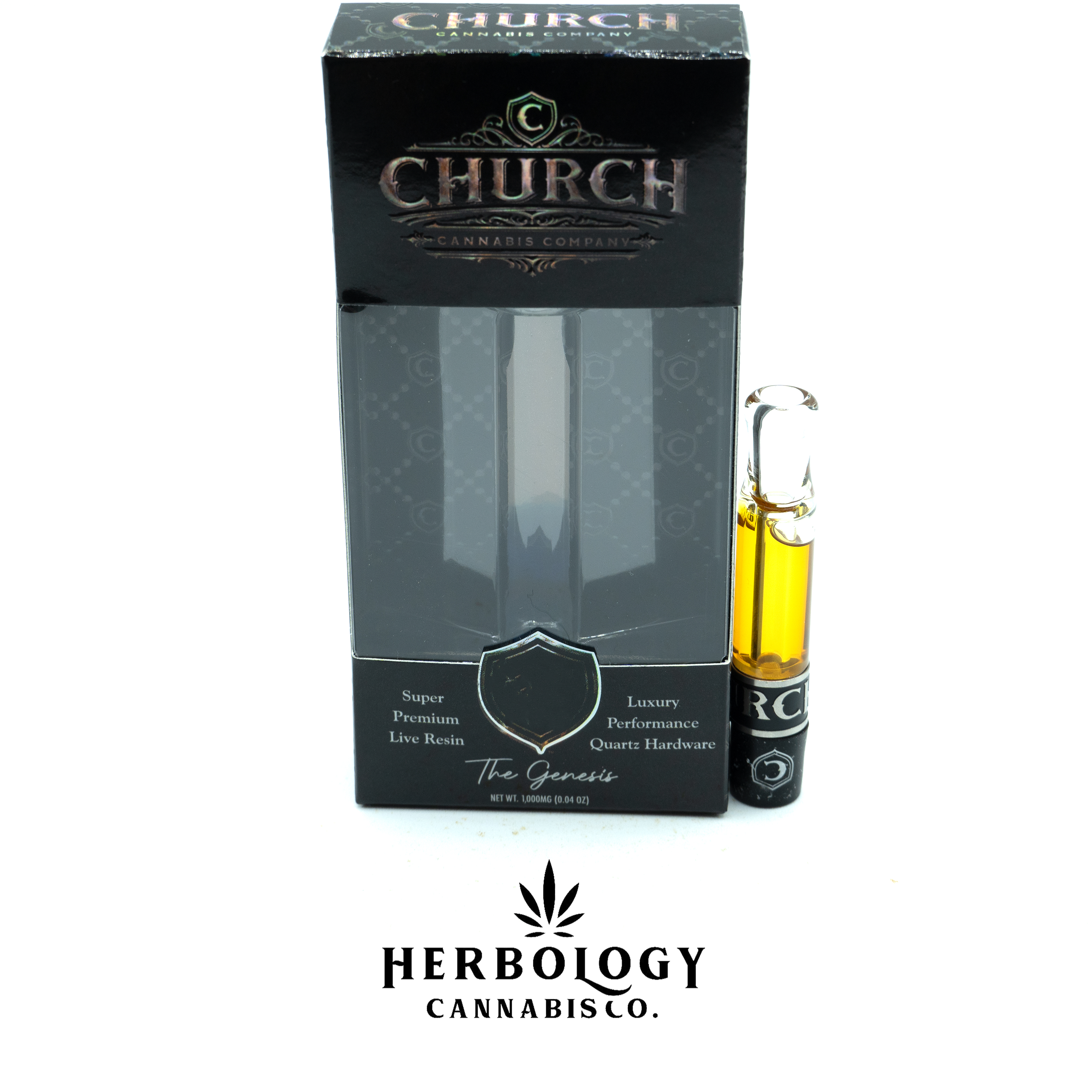 Photograph of product: Church | Live Resin Cart | Ice Cream Cake | 1g