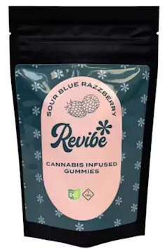 Photograph of product: Sour Blue Razzberry 550mg -10pk