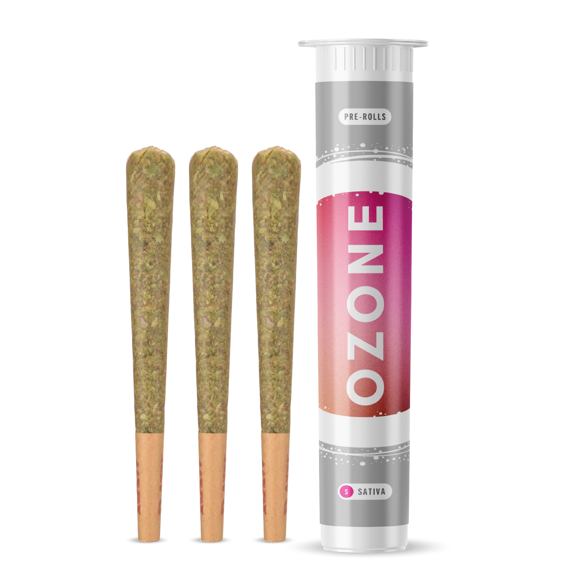 Photograph of product: Ozone | Waiting Game #1 (S-H) Pre Rolls | 3 Pack (1.5g)