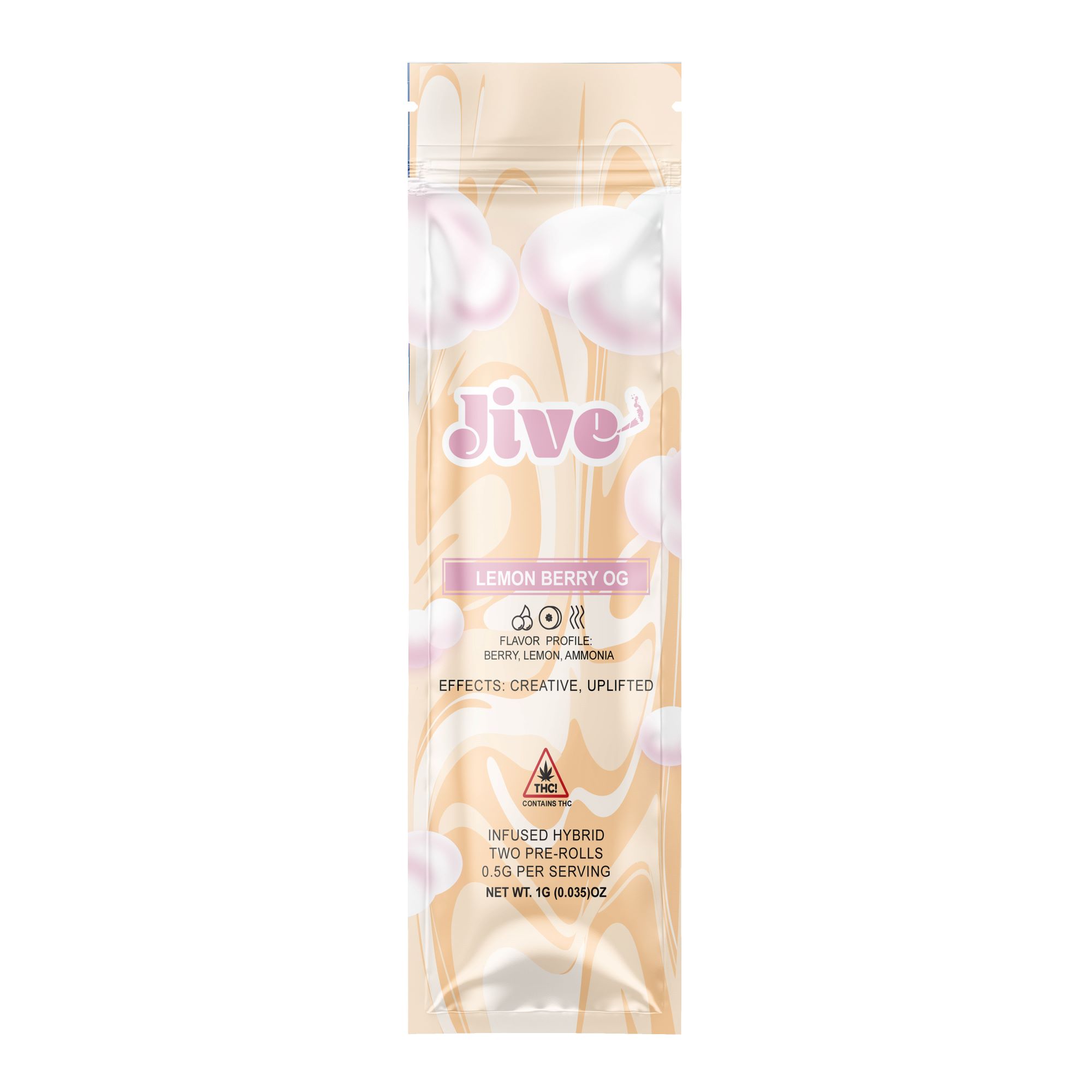 Photograph of product: Jive - Lemon Berry OG 2pk