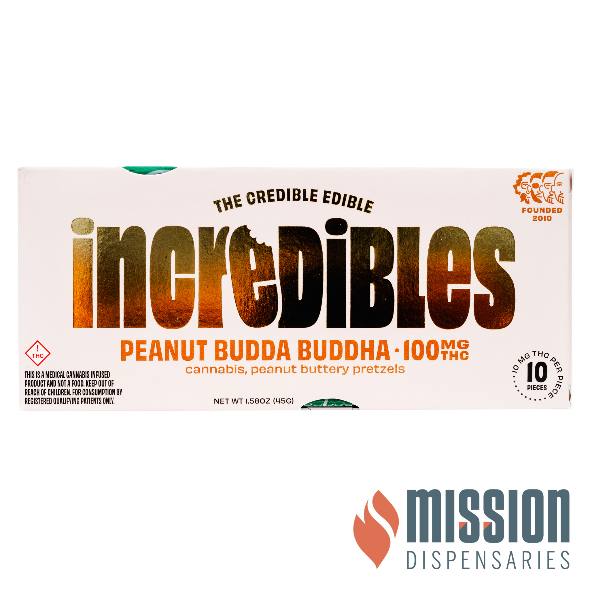 Photograph of product: Chocolate Bar | Incredibles | Peanut Budda Buddha [10pc]