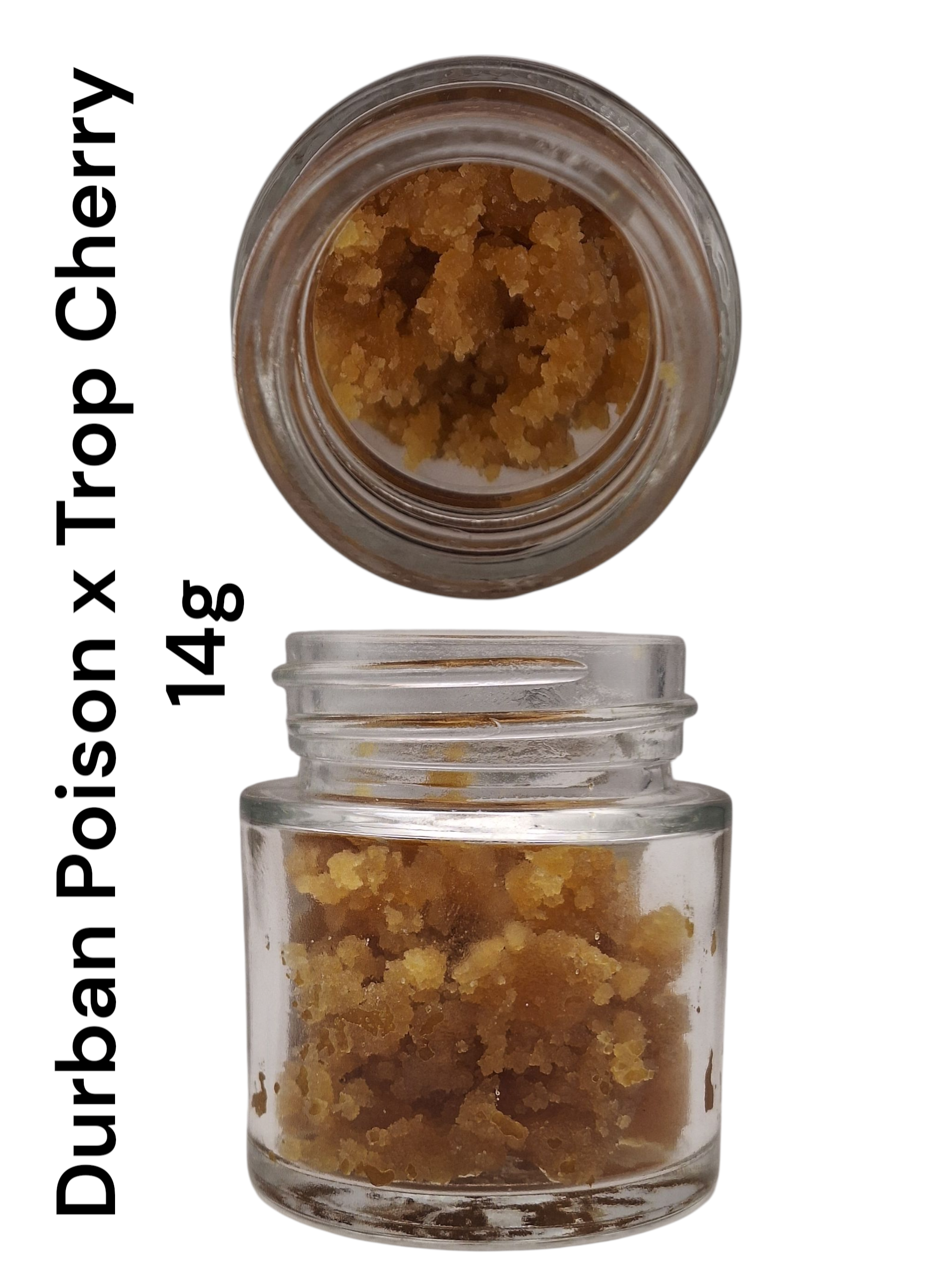 Photograph of product: DURBAN POISON X TROP CHERRY | LIVE RESIN BALLER JAR