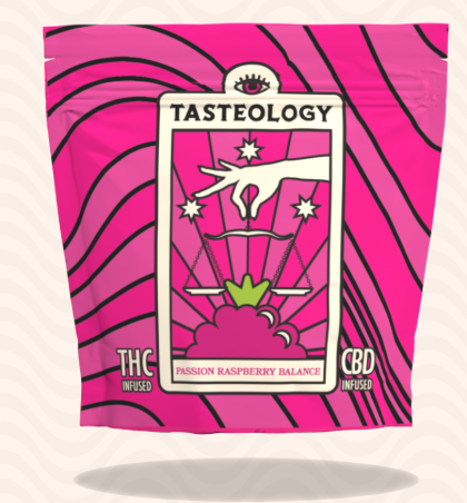 Photograph of product: Passion Raspberry Balance Gummies TH-oui:CBD | 100mg