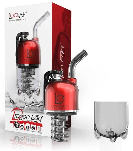 Photograph of product: Lookah | Dragon Egg Rig | Red
