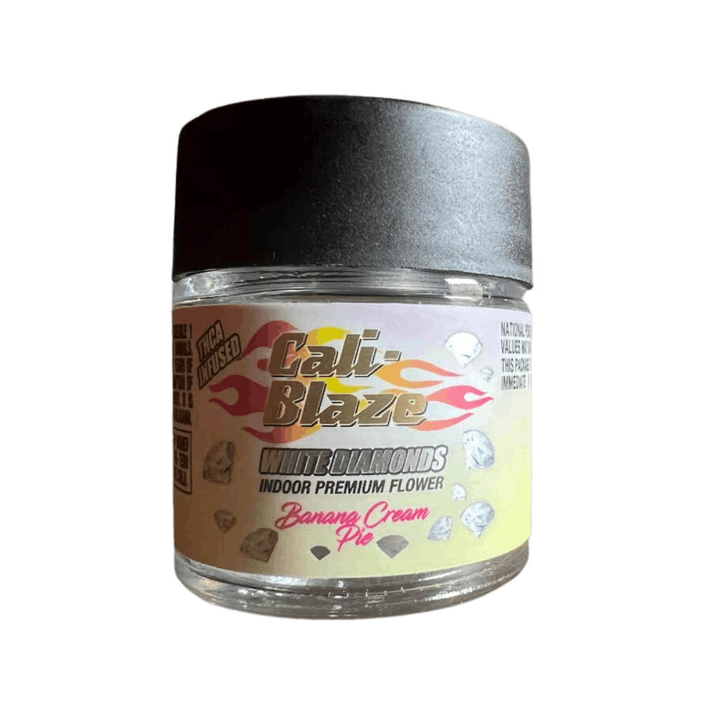 Photograph of product: CALI-BLAZE FROSTED ROCKS | BANANA CREAM PIE | INFUSED FLOWER | 2G