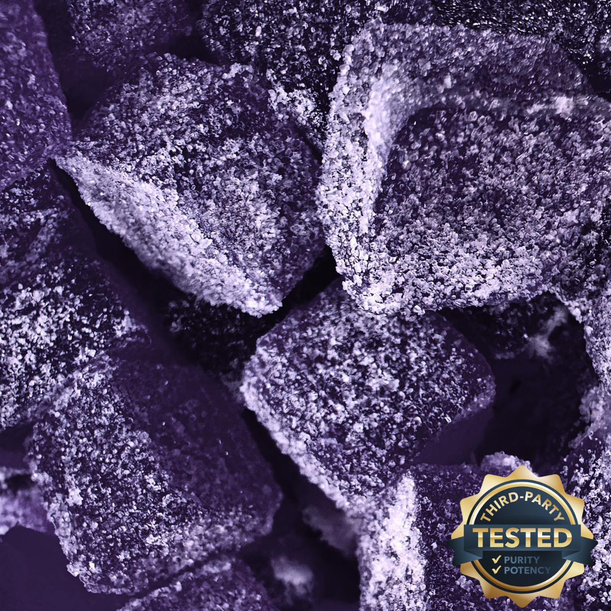 Photograph of product: Rugged Roots | Blackberry Gummies