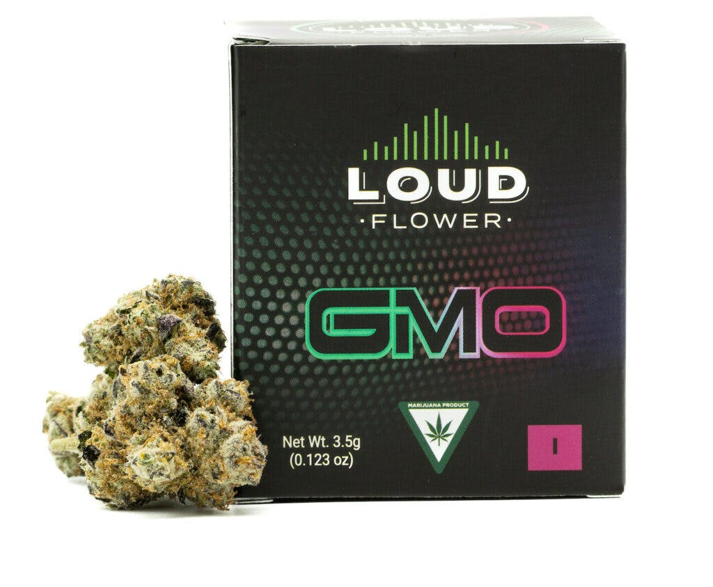 Photograph of product: Loud Flower | GMO | 3.5 g