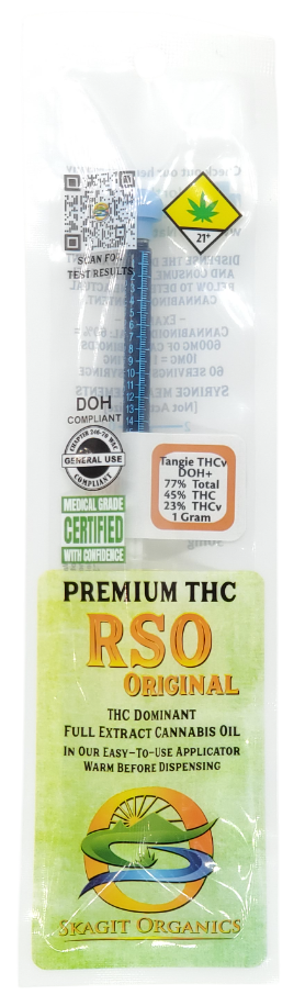 Photograph of product: Skagit Organics CON Tangie RSO With TH-ouiV 1g
