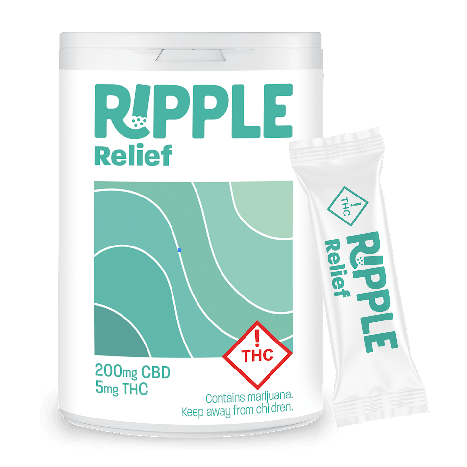 Photograph of product: Ripple Relief 20:1 CBD/TH-oui