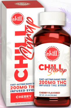 Photograph of product: Chill Medicated - Cherry Syrup - 200mg