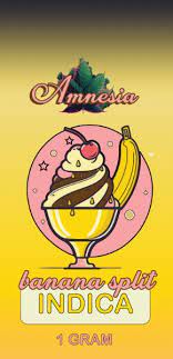 Photograph of product: Amnesia | Banana Split | 1g | Cartridge