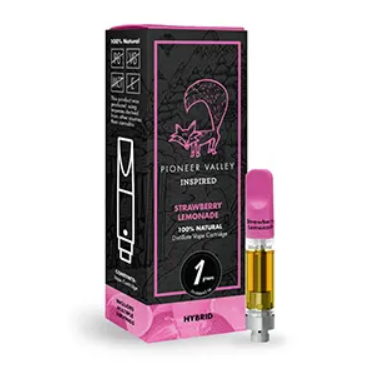 Photograph of product: Pioneer Valley Strawberry Lemonade 1g Cartridge