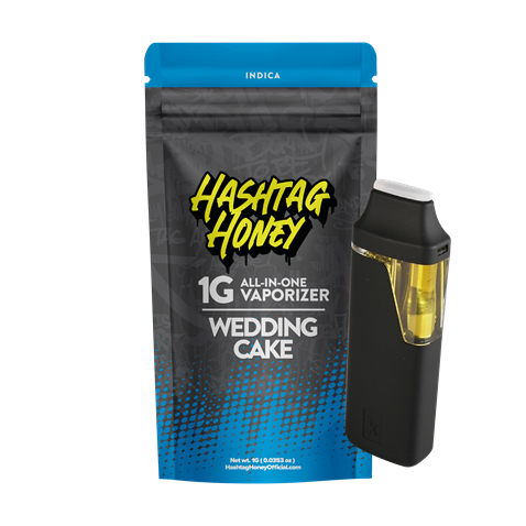 Photograph of product: au chocolattag Honey - Wedding Cake - 1G Disposable