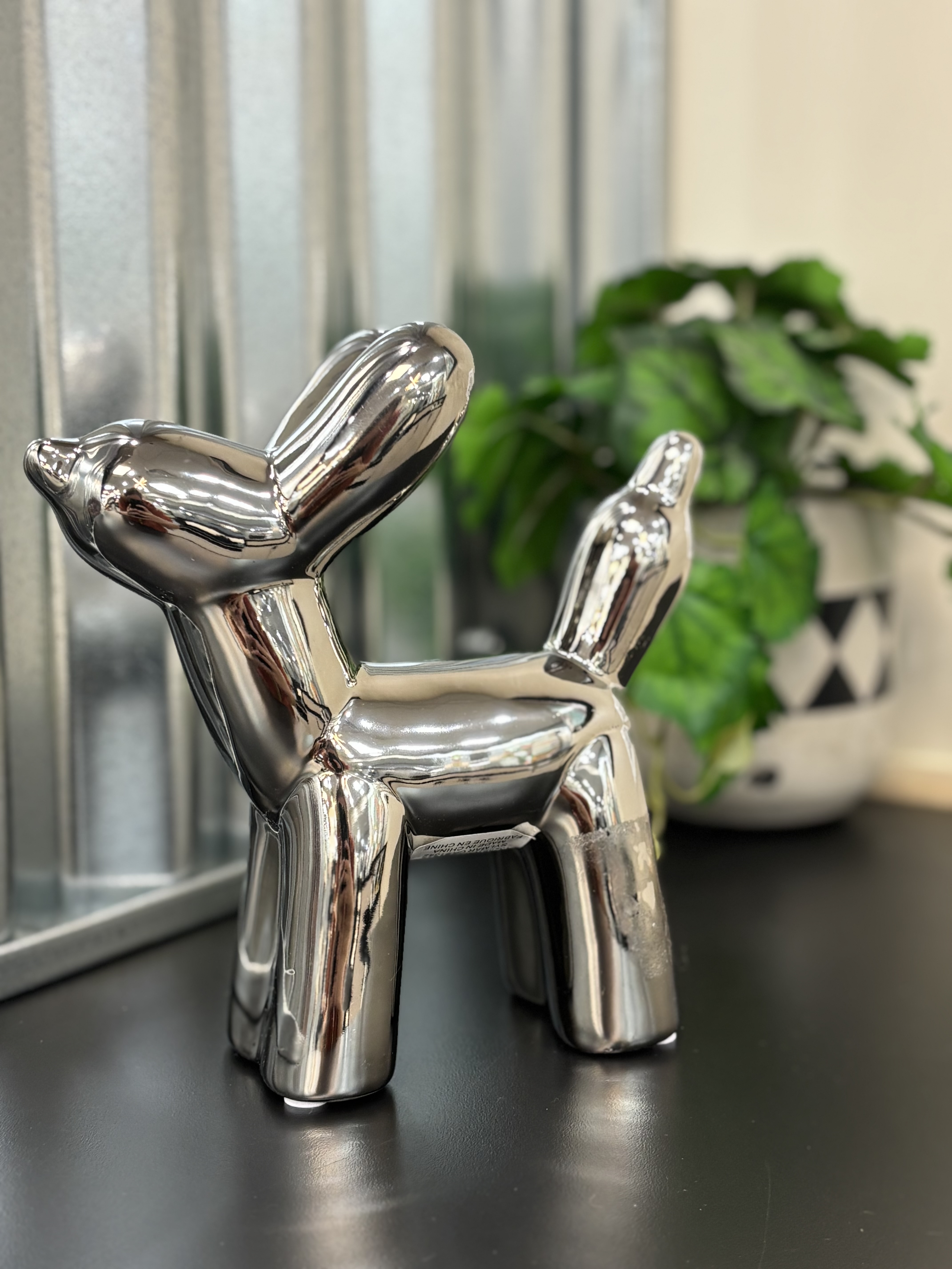 Photograph of product: Home Decor | Balloon Dog | Silver