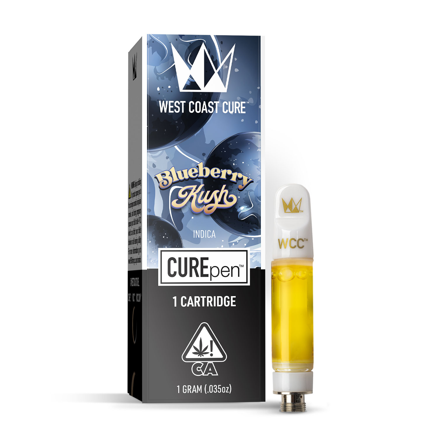 Photograph of product: West Coast Cure | Distillate 510 Vape | Blackberry Kush