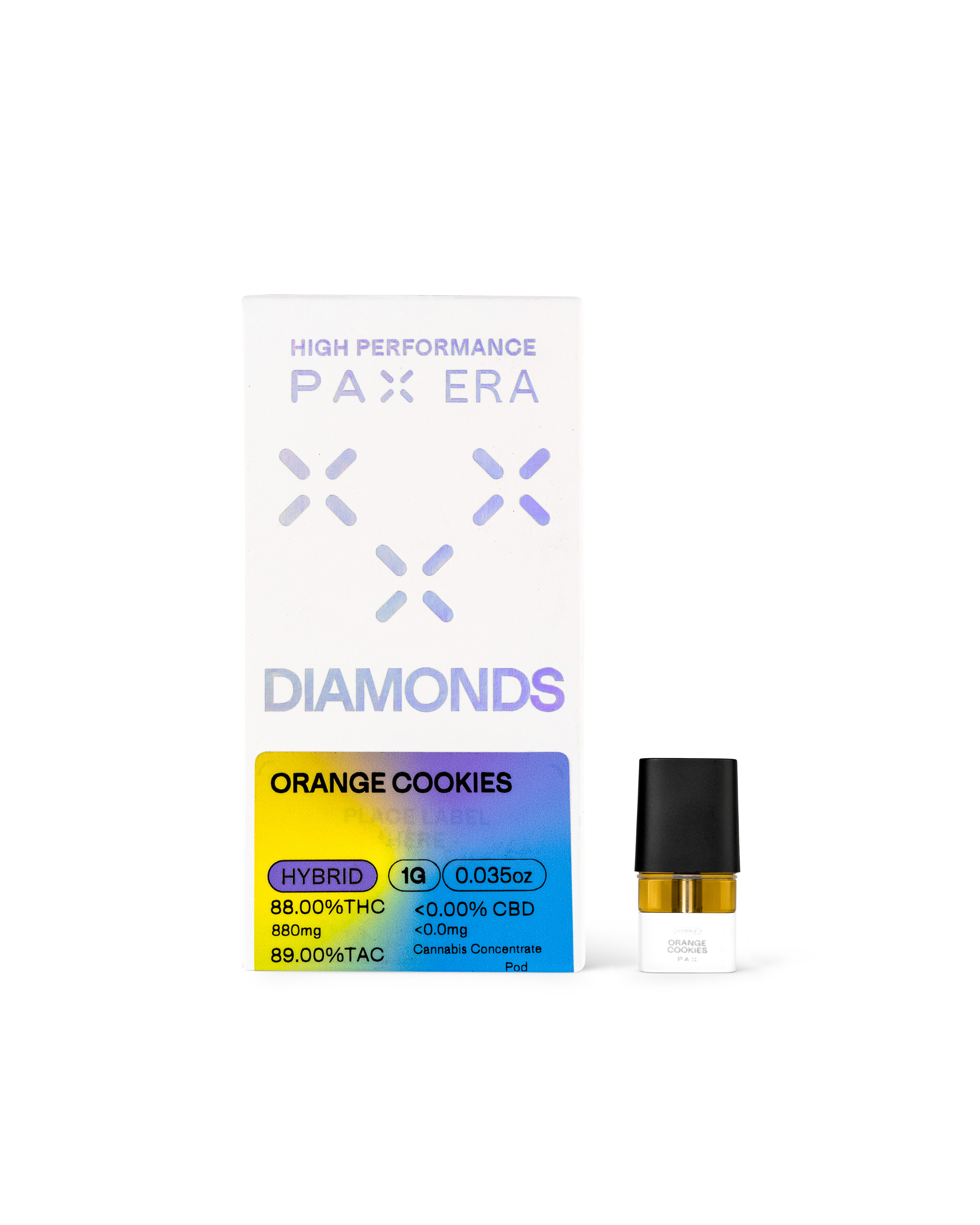 Photograph of product: Diamonds ORANGE COOKIES | 1 g Pod