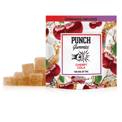 Photograph of product: Punch Edibles - 100mg Gummies - Cherry Cola