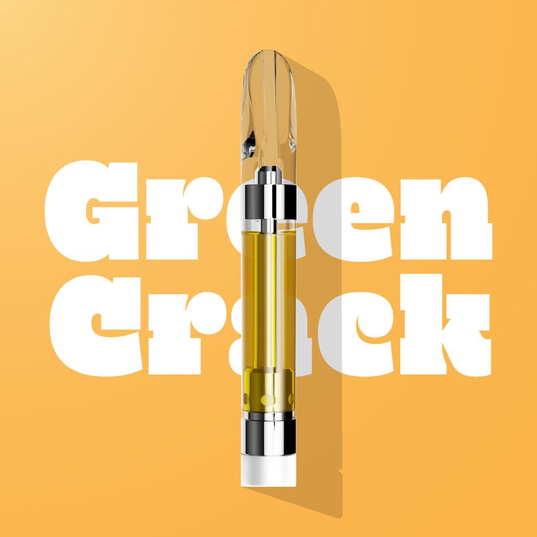 Photograph of product: Cartridge | Green Crack | Distillate | 1g