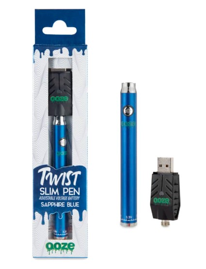 Photograph of product: CTRN | Ooze | Twist Slim Pen | Smart 320 mAh Battery | Assorted Color | 1
