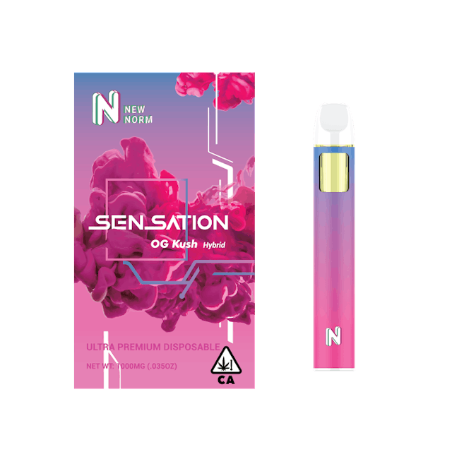 Photograph of Product: Sensation x OG Kush Disposable Vape 1g - Sales Floor