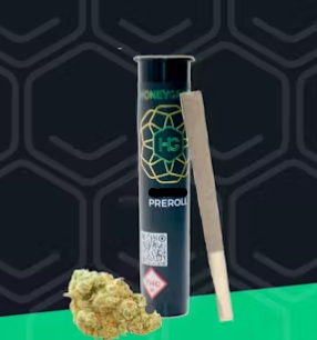 Photograph of product: HONEY GREEN 1G COFFEE CREAMER PRE-ROLL