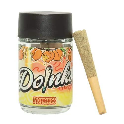 Photograph of product: Peaches infused pre-roll 4pk (.5g)