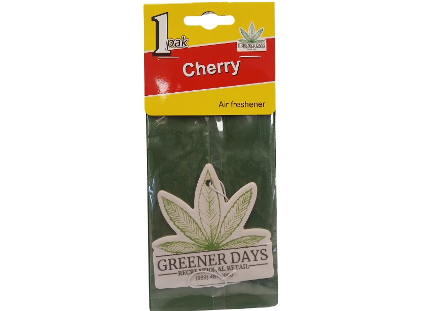 Photograph of product: Greener Days Air Freshner Cherry