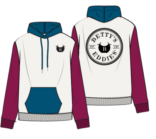 Photograph of product: Betty's Hoodie - Color Block - M