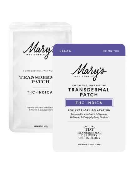Photograph of product: Mary's Medicinals | Transdermal Patch  Relax TH-oui Oui'd | 20mg