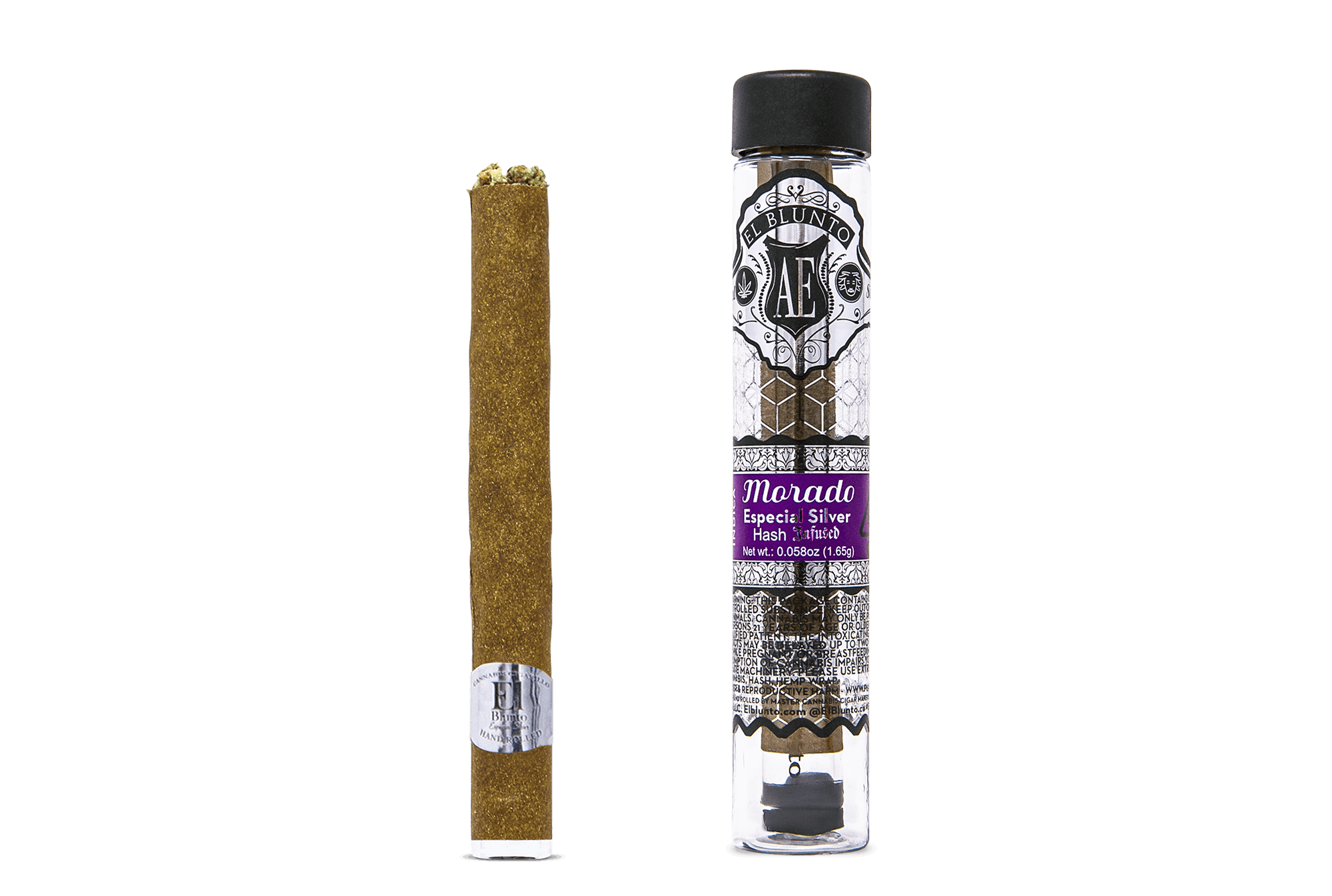 Photograph of product: El Blunto by Albert Einstone's | Morado au chocolat Infused Blunt | 1.65g