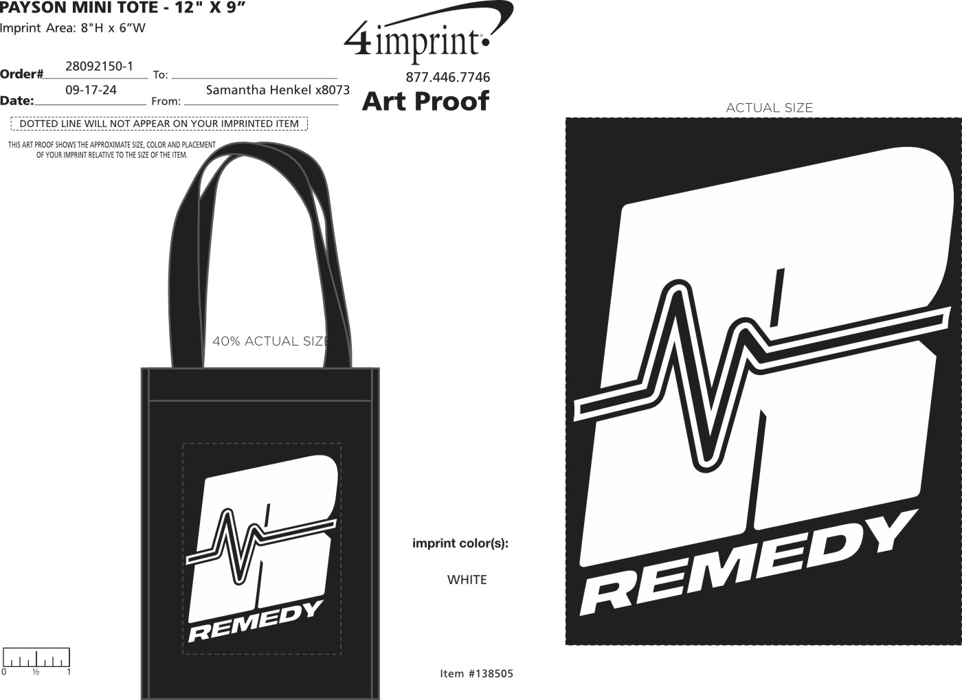 Photograph of product: Remedy - Reuse Tote | Black