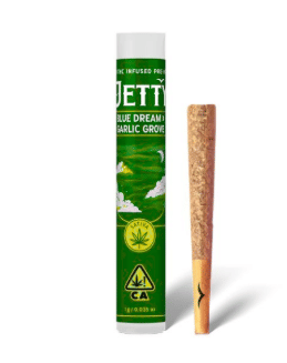 Photograph of product: "CadillacGrapes x GarlicPopz" 1g LiveResin Preroll - 
