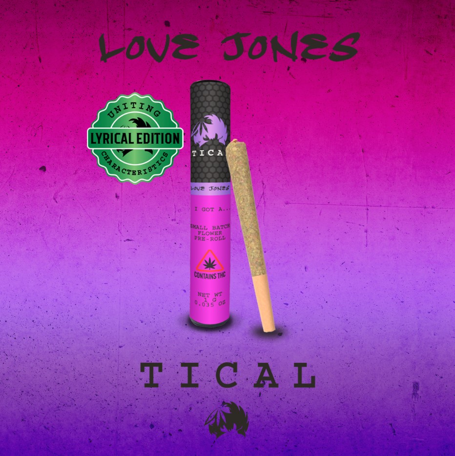 Photograph of product: (48284) LOVE JONES - Grasshopper 1G PreRoll
