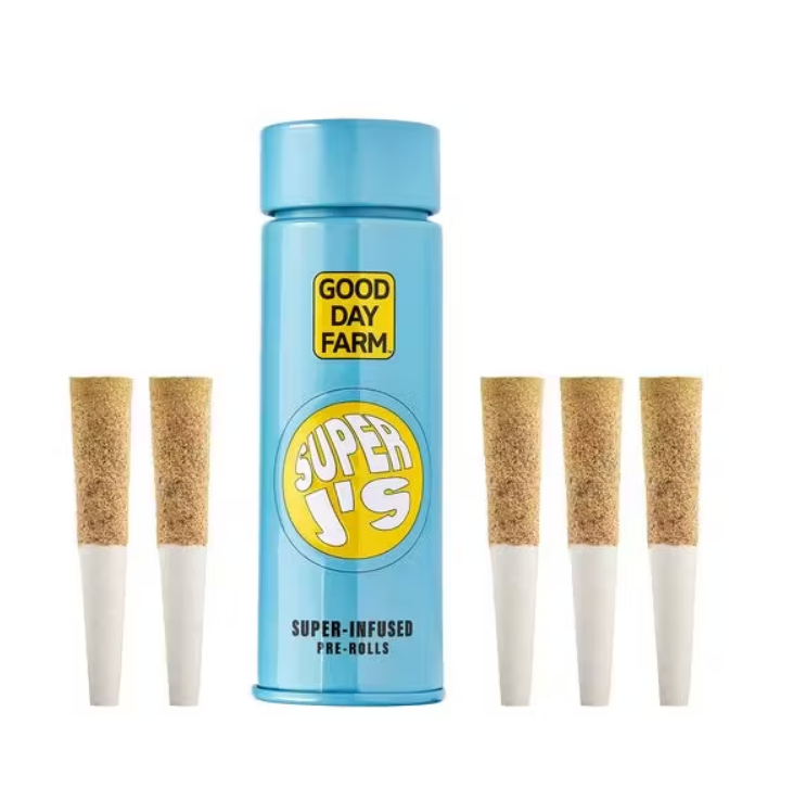 Photograph of product: Cookies .5g 5pk Grapefruit Infused Pre-Roll - Good Day Farm