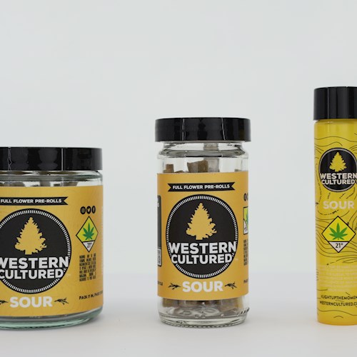 Photograph of product: Western Cultured | Key Bump | Pre-Roll | DOH | 2 x .5g