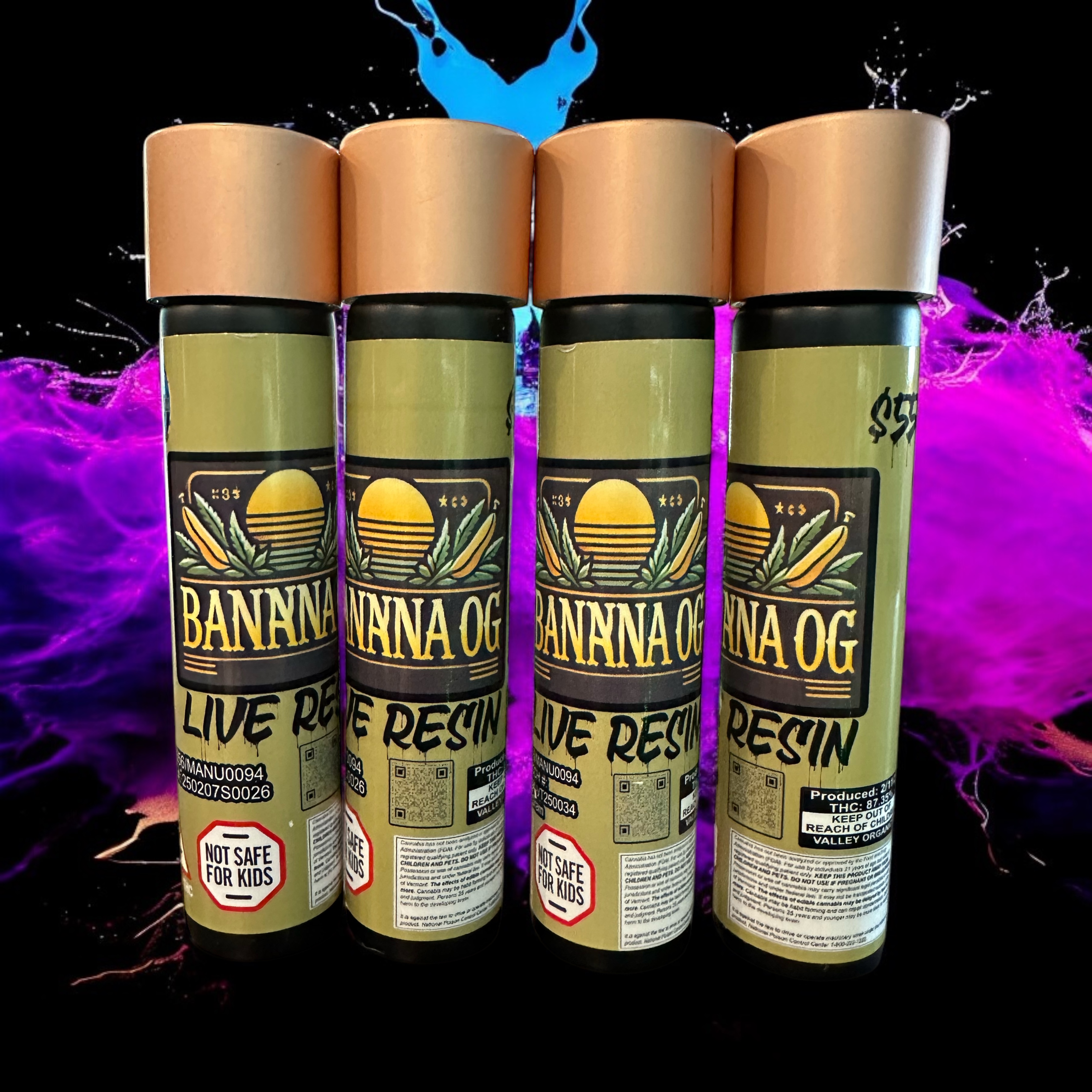 Photograph of product: Evidence Room | Banana OG  | Live Resin Cart 1g