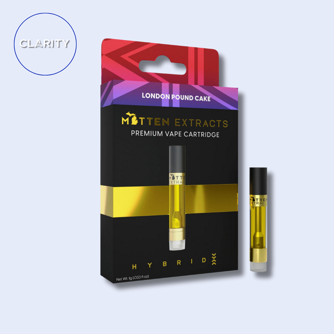 Photograph of product: Mitten Extracts Cartridge | London Pound Cake