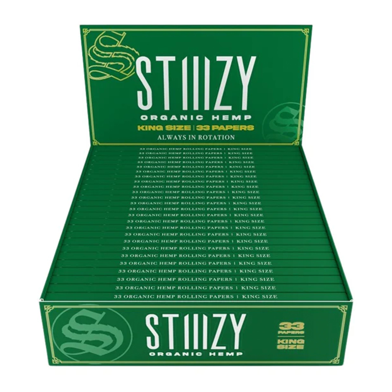 Photograph of product: Organic Hemp King Size Wraps STIIIZY