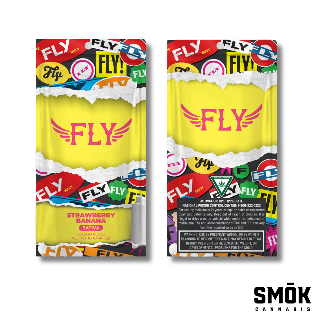 Photograph of product: Fly Cart Oui'd Strawberry Banana