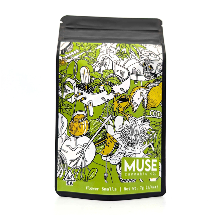 Photograph of product: Z'phoria (H) SMALLS 7g Quarter - Muse / Dolo Rolling Co.