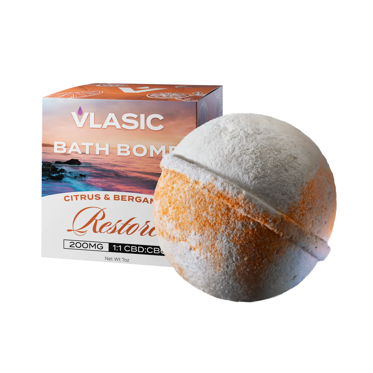 Photograph of product: CBG Restore Bath Bomb